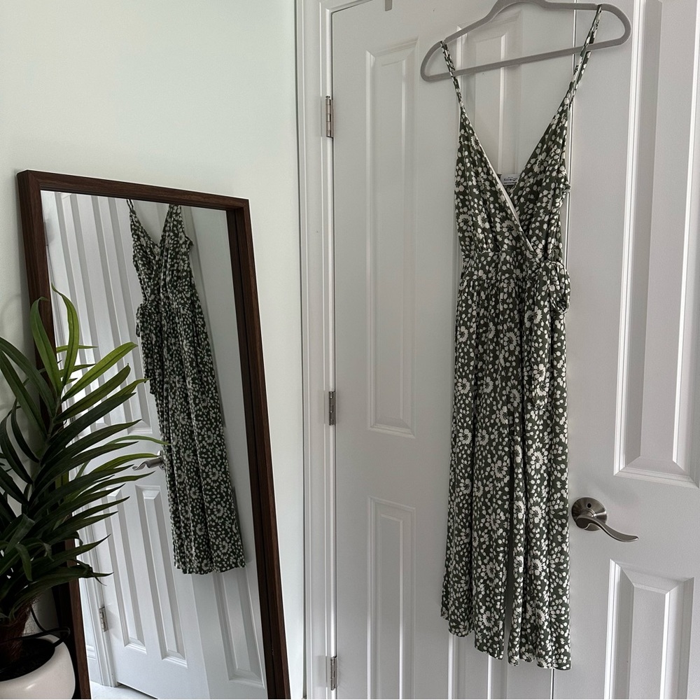 Kayleigh Green Floral Jumpsuit